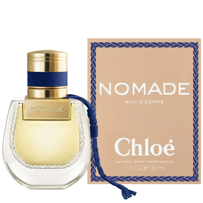 "Chloé Nomade Nuit d'Egypte: A mystical, aromatic, floral, warm." "Chloé Nomade Nuit d'Egypte: A mystical, aromatic, floral, warm."