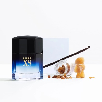 "Paco Rabanne Pure XS: A sensual, spicy, sweet, vanilla, ginger."