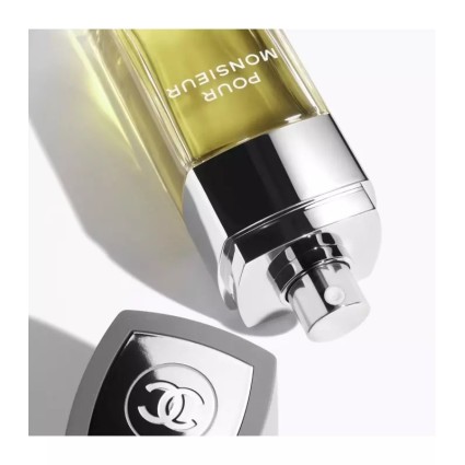 "Chanel Pour Monsieur EDT: A fresh, citrus, aromatic, classic."
