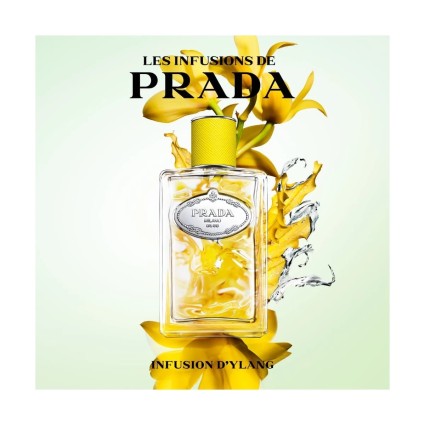 "Prada Infusion d'Ylang: A luminous, floral, warm, tropical ylang."