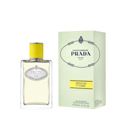 "Prada Infusion d'Ylang: A luminous, floral, warm, tropical ylang."