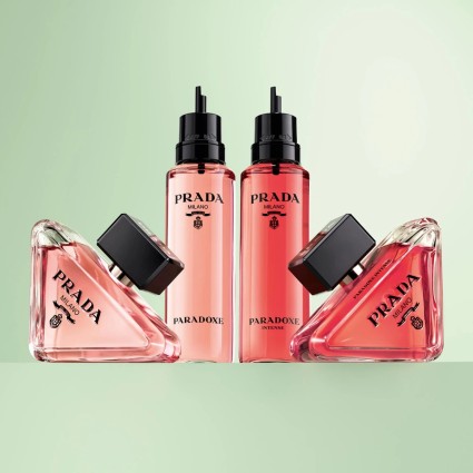 "Prada Paradoxe Intense: A warm, floral, vanilla, amber, vibrant."
