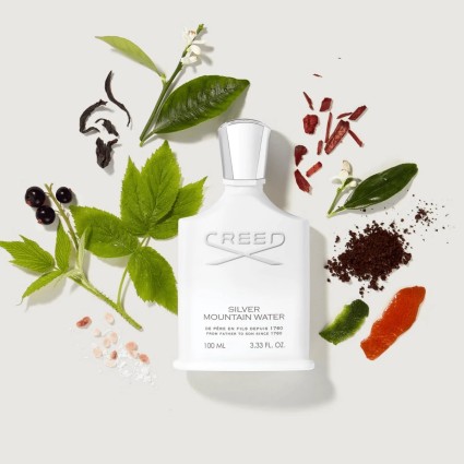 "Creed Silver Mountain Water: A fresh, crisp, metallic, tea."