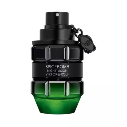 "V&R Spicebomb Night Vision EDT: A fresh, green, spicy, dark."