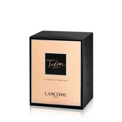 "Lancôme Trésor: A classic, warm, rose, peach, amber floral."