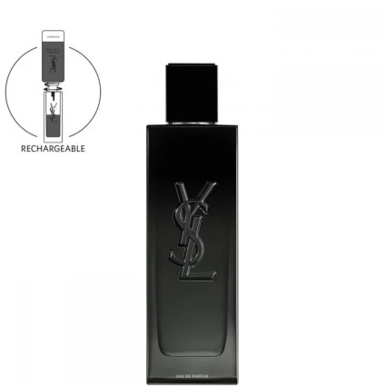 "YSL MYSLF: A modern, woody, floral, orange blossom, masculine."