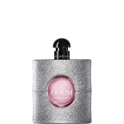 "YSL Black Opium Glitter: A sparkling, coffee, vanilla, sweet."