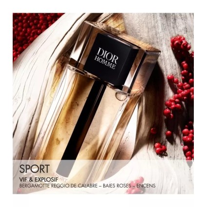 "Dior Homme Sport: A fresh, zesty, woody, invigorating, energetic."