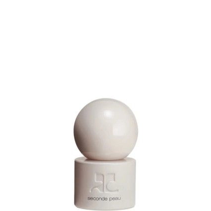 "Courreges Seconde Peau: A soft, musky, clean, intimate skin scent."
