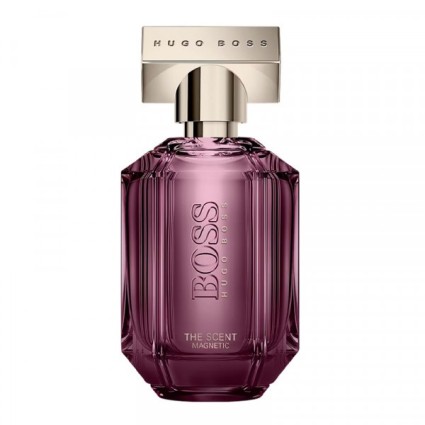 "Hugo Boss The Scent Magnetic For Her: A rich, osmanthus, musky."