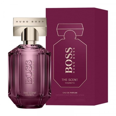 "Hugo Boss The Scent Magnetic For Her: A rich, osmanthus, musky."