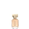 "Hugo Boss The Scent For Her: A fruity, floral, osmanthus, peach."