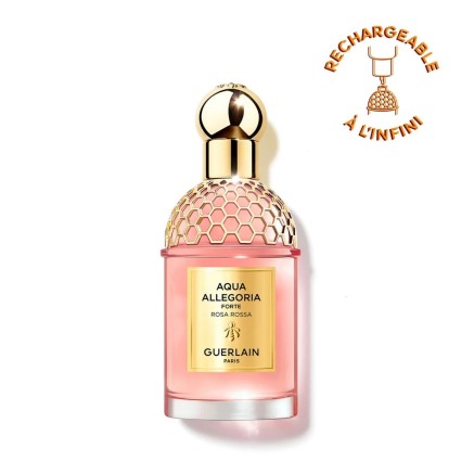 "Guerlain Aqua Allegoria Forte Rosa Rossa: A vibrant, intense, rose."