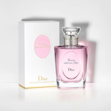 "Dior Forever and Ever: A delicate, fresh, floral, rosy, soft."