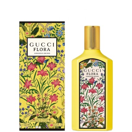 "Gucci Flora Gorgeous Orchid: Un floral intense, orchidée, vanille."