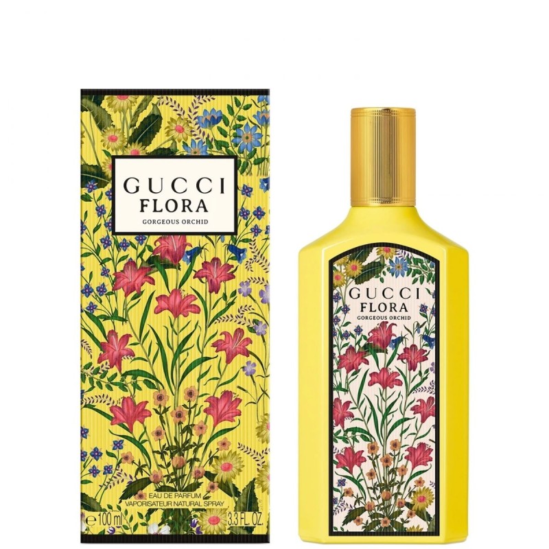 "Gucci Flora Gorgeous Orchid: Un floral intense, orchidée, vanille." "Gucci Flora Gorgeous Orchid: Un floral intense, orchidée, vanille."