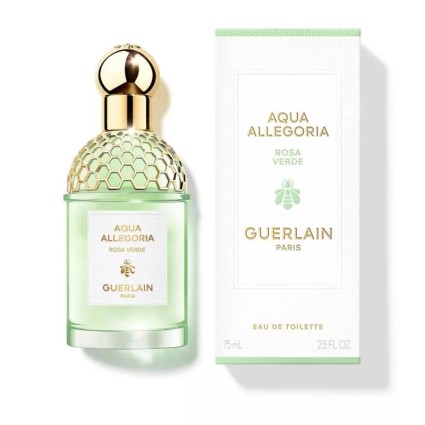 "Guerlain Aqua Allegoria Rosa Verde: Une rose, notes vertes, fraîche."