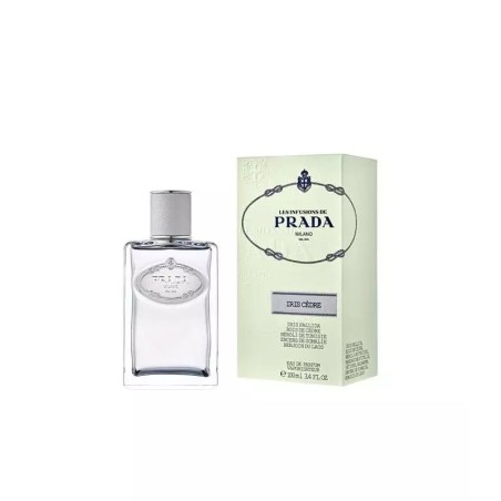 "Prada Infusion D'Iris Cèdre: A fresh, woody, iris, cedar."