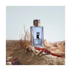 "K by Dolce&Gabbana EDT evokes the sun-drenched Italian countryside, blending Mediterranean freshness with a powerful woody base