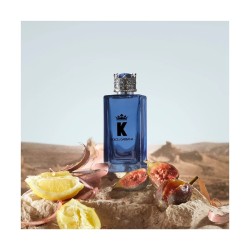 "K by Dolce&Gabbana Eau de Parfum opens with the familiar zest of Sicilian Lemon and Blood Orange, but quickly evolves into a un