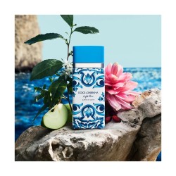 "Experience the radiant charm of Dolce&Gabbana Light Blue Capri In Love Eau de Parfum Spray, a captivating new fragrance for wom
