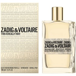 "At its heart, This Is Really Her! blossoms with a modern floral intensity, leading to a seductive base of warm honey, rich patc