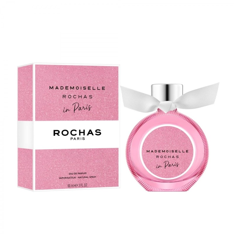 "Mademoiselle Rochas in Paris opens with a sparkling burst of juicy Raspberry, crisp Pear, and fresh Bergamot, creating an irres "Mademoiselle Rochas in Paris opens with a sparkling burst of juicy Raspberry, crisp Pear, and fresh Bergamot, creating an irres