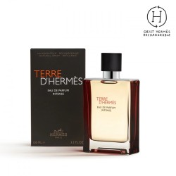 "Terre d'Hermès Eau de Parfum Intense opens with a vibrant burst of Bergamot and a sharp kick of Black Pepper, setting a bold an