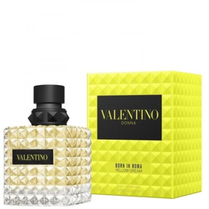 "Valentino Donna Yellow Dream: A bright, floral, musky, rose, lemon."