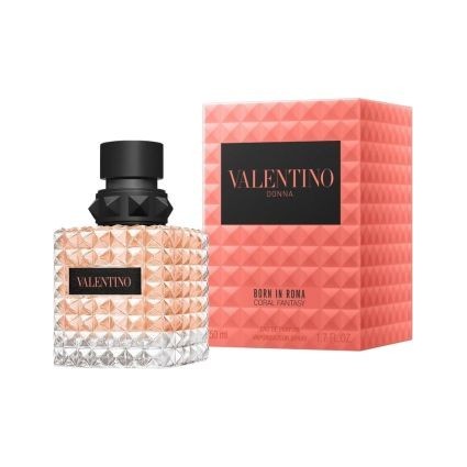 "Valentino Donna Coral Fantasy: A vibrant, fruity, rose, kiwi."