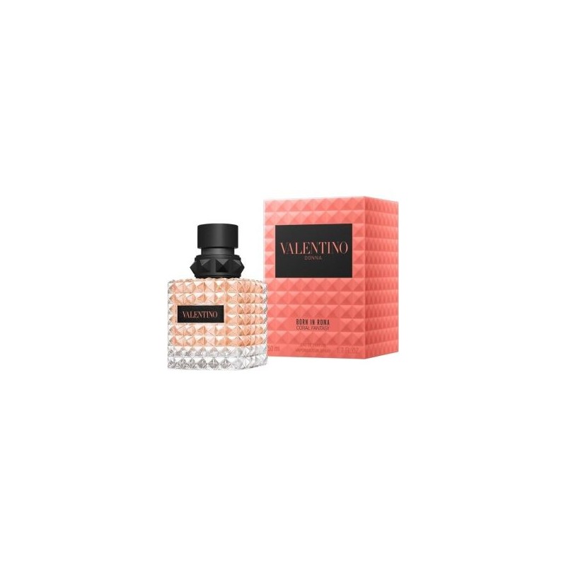 "Valentino Donna Coral Fantasy: A vibrant, fruity, rose, kiwi." "Valentino Donna Coral Fantasy: A vibrant, fruity, rose, kiwi."