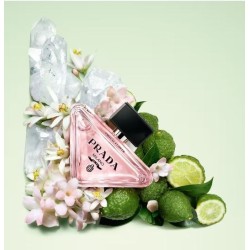 "Step into a new dimension of florality with Prada Paradoxe Virtual Flower Eau de Parfum, a groundbreaking fragrance for women l