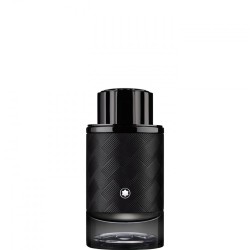 "MONTBLANC Explorer Extreme: An intense woody, amber, and leather fragrance for the modern adventurer. Conquer new horizons."