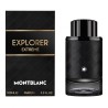 "MONTBLANC Explorer Extreme: An intense woody, amber, and leather fragrance for the modern adventurer. Conquer new horizons."