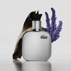 "Lacoste L.12.12 Silver Grey Parfum: Discover the refined aroma of L.12.12 Silver Grey. A fresh, modern fragrance encapsulating