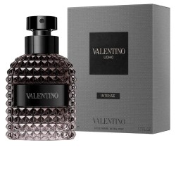 "Valentino Uomo Intense: A rich, leather, vanilla, iris, deep."