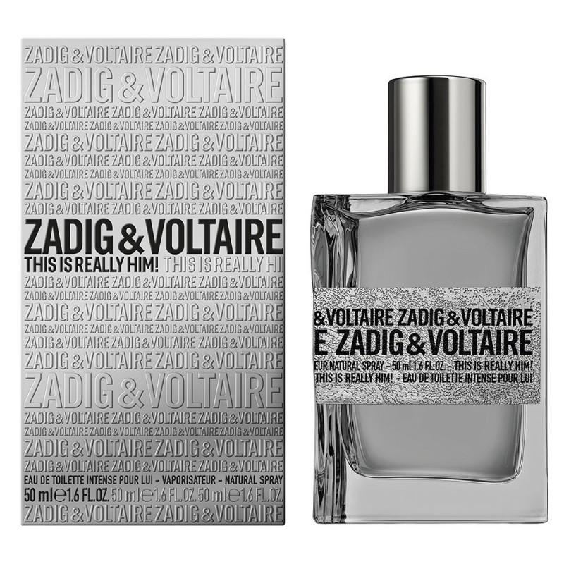 "Unleash your bold and magnetic charisma with Zadig & Voltaire This Is Really Him! Eau de Toilette Intense, a new and intensely "Unleash your bold and magnetic charisma with Zadig & Voltaire This Is Really Him! Eau de Toilette Intense, a new and intensely