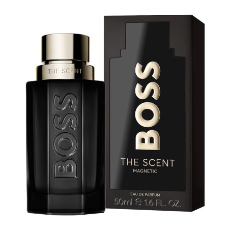 "Hugo Boss The Scent Magnetic: An intense, leather, fruity, vanilla."