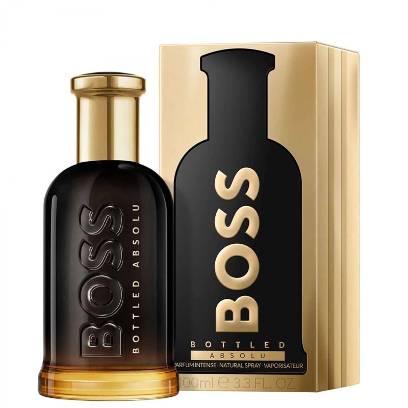 "Discover HUGO BOSS Bottled Absolu, a highly concentrated Parfum Intense for men. Experience bold notes of leather, patchouli, m "Discover HUGO BOSS Bottled Absolu, a highly concentrated Parfum Intense for men. Experience bold notes of leather, patchouli, m