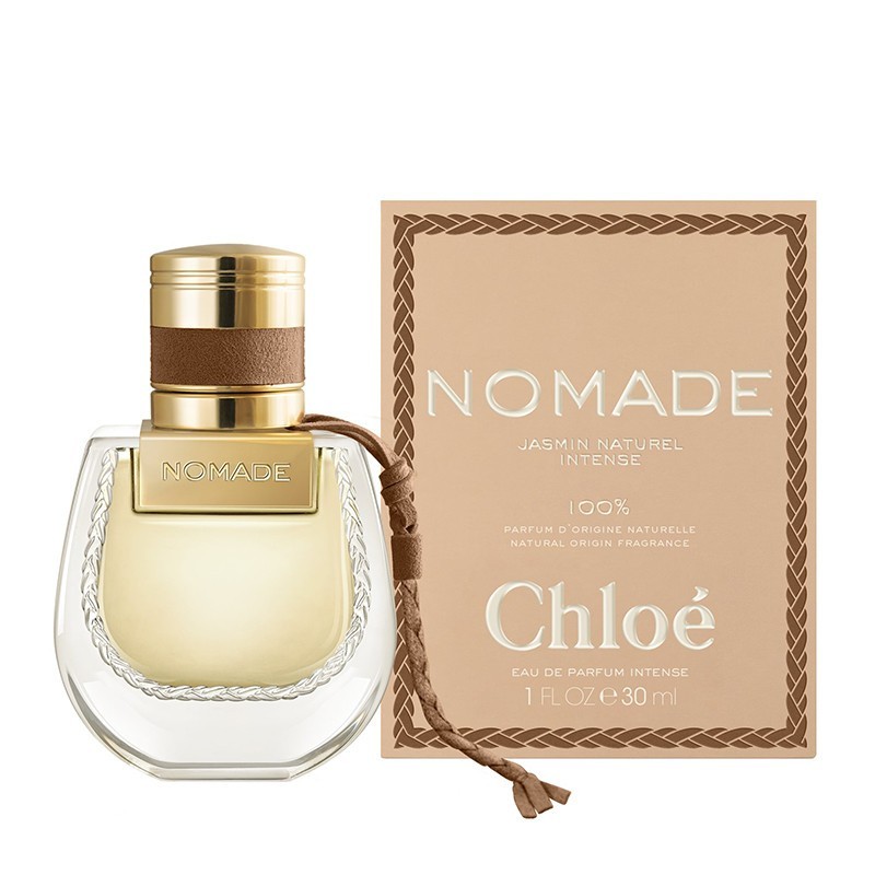 "Chloé Nomade Jasmin Naturel Intense: A warm, floral, jasmine." "Chloé Nomade Jasmin Naturel Intense: A warm, floral, jasmine."