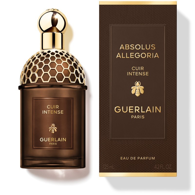 "Guerlain Cuir Intense: A bold, smoky, animalic, rich leather." "Guerlain Cuir Intense: A bold, smoky, animalic, rich leather."