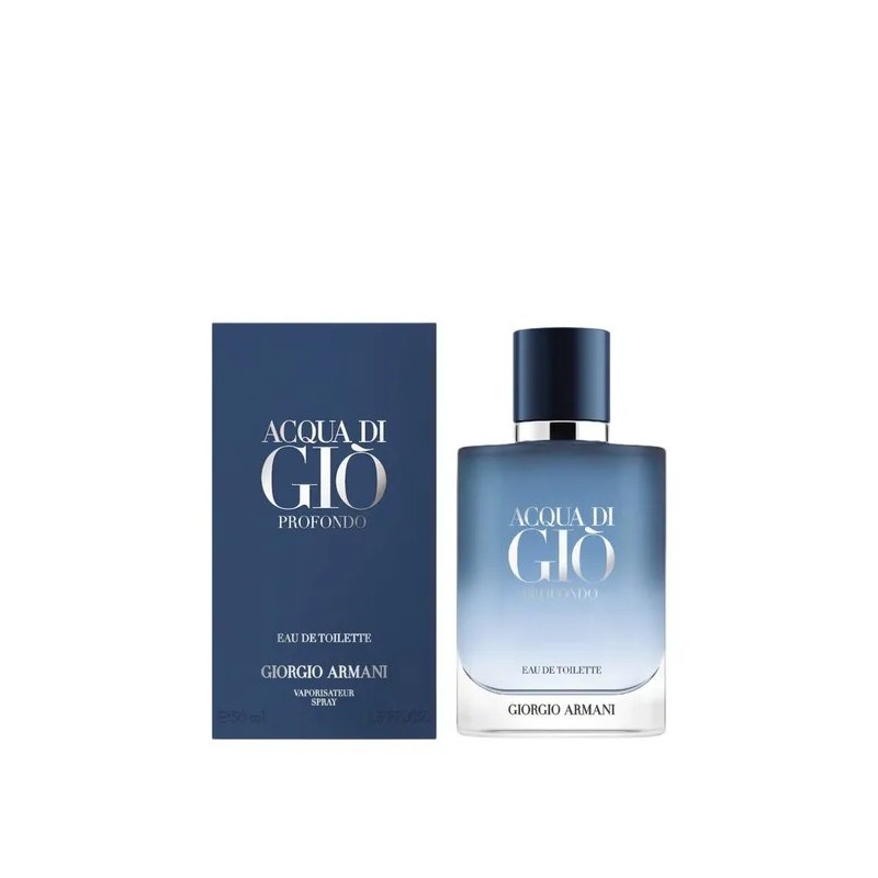 "Armani Acqua di Giò Profondo EDT: Deep, aquatic, mineral, fresh." "Armani Acqua di Giò Profondo EDT: Deep, aquatic, mineral, fresh."