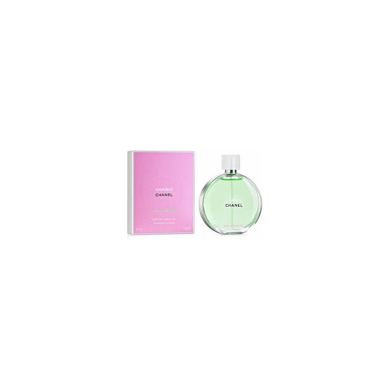 "Chanel Chance Eau Fraîche: A vibrant, citrus, woody, fresh." "Chanel Chance Eau Fraîche: A vibrant, citrus, woody, fresh."