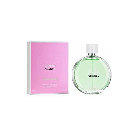 "Chanel Chance Eau Fraîche: A vibrant, citrus, woody, fresh."