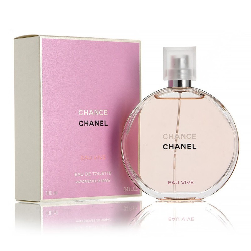 "Chanel Chance Eau Vive: A sparkling, vibrant, grapefruit, fresh." "Chanel Chance Eau Vive: A sparkling, vibrant, grapefruit, fresh."