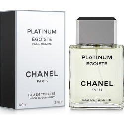 "Chanel Egoiste Platinum: A fresh, aromatic, woody, metallic."