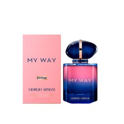 "Armani My Way Parfum: An intense, floral, vanilla, tuberose."