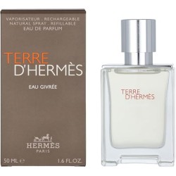 "Hermès Terre d'Hermès Eau Givrée: A fresh, icy, woody, citrus."