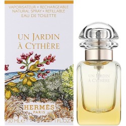"Hermès Un Jardin à Cythère: A fresh, citrus, pistachio, olive."