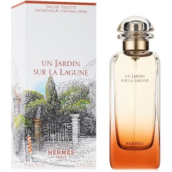 "Hermès Un Jardin sur la Lagune: A floral, woody, marine, airy."